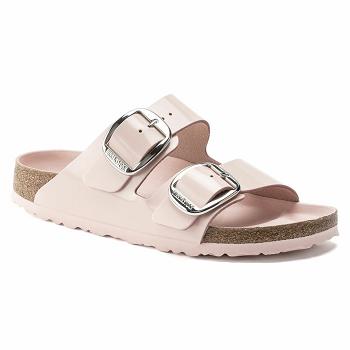 Dámské Arizona Birkenstock Big Přezkou High Shine Læder Lakovaná Růžové | CZ 46LIS